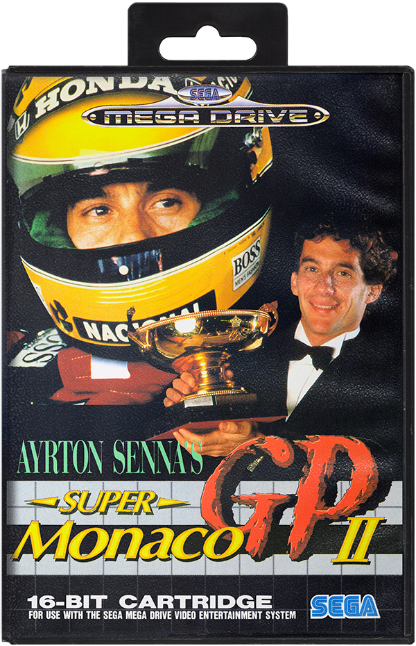 Ayrton Senna's Super Monaco GP II — box render