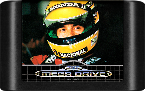 Ayrton Senna's Super Monaco GP II — cartridge