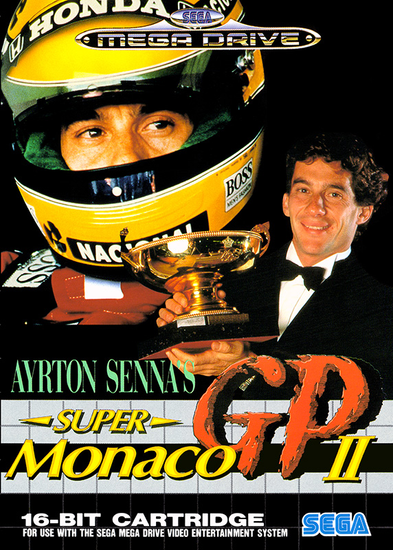 Ayrton Senna's Super Monaco GP II front cover