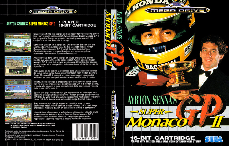 Ayrton Senna's Super Monaco GP II — full cover