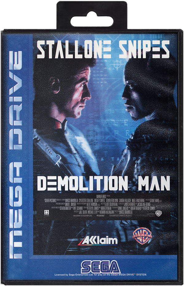 Demolition Man — box render