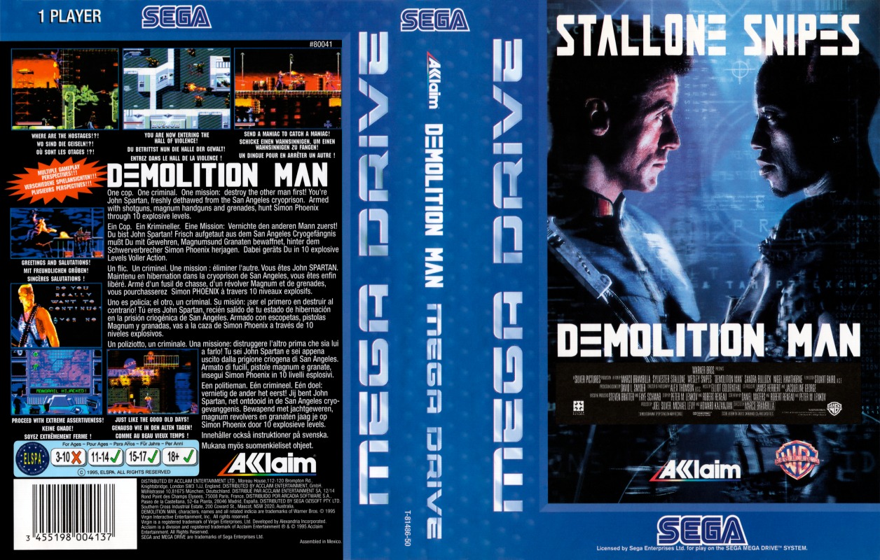 Demolition Man — full cover