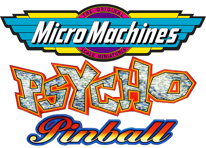 Double Hits: Micro Machines & Psycho Pinball — logo