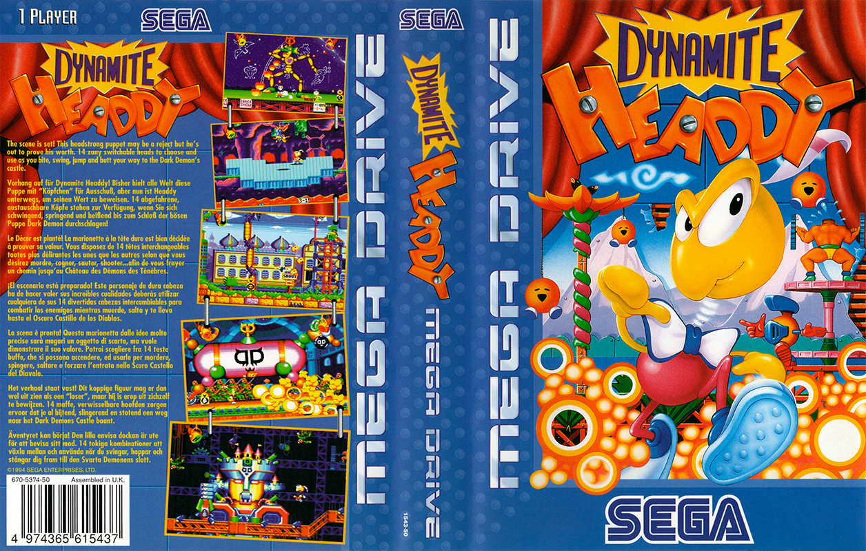 Dynamite Headdy — full cover