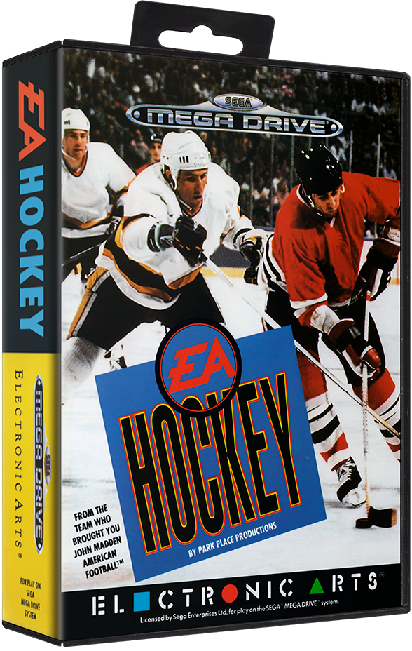 EA Hockey 3D box render