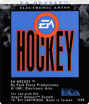 EA Hockey — cart label