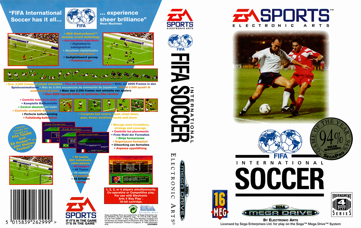 FIFA International Soccer — full cover