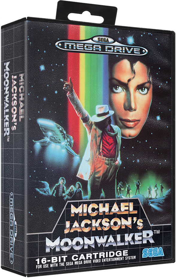 Michael Jackson's Moonwalker 3D box render