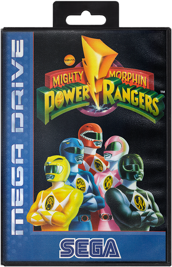 Mighty Morphin Power Rangers — box render