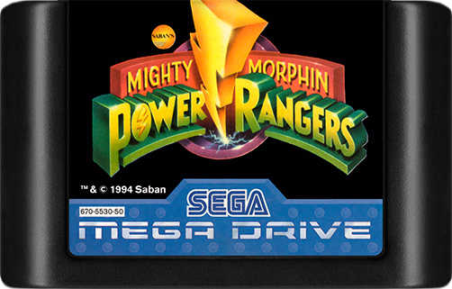 Mighty Morphin Power Rangers — cartridge