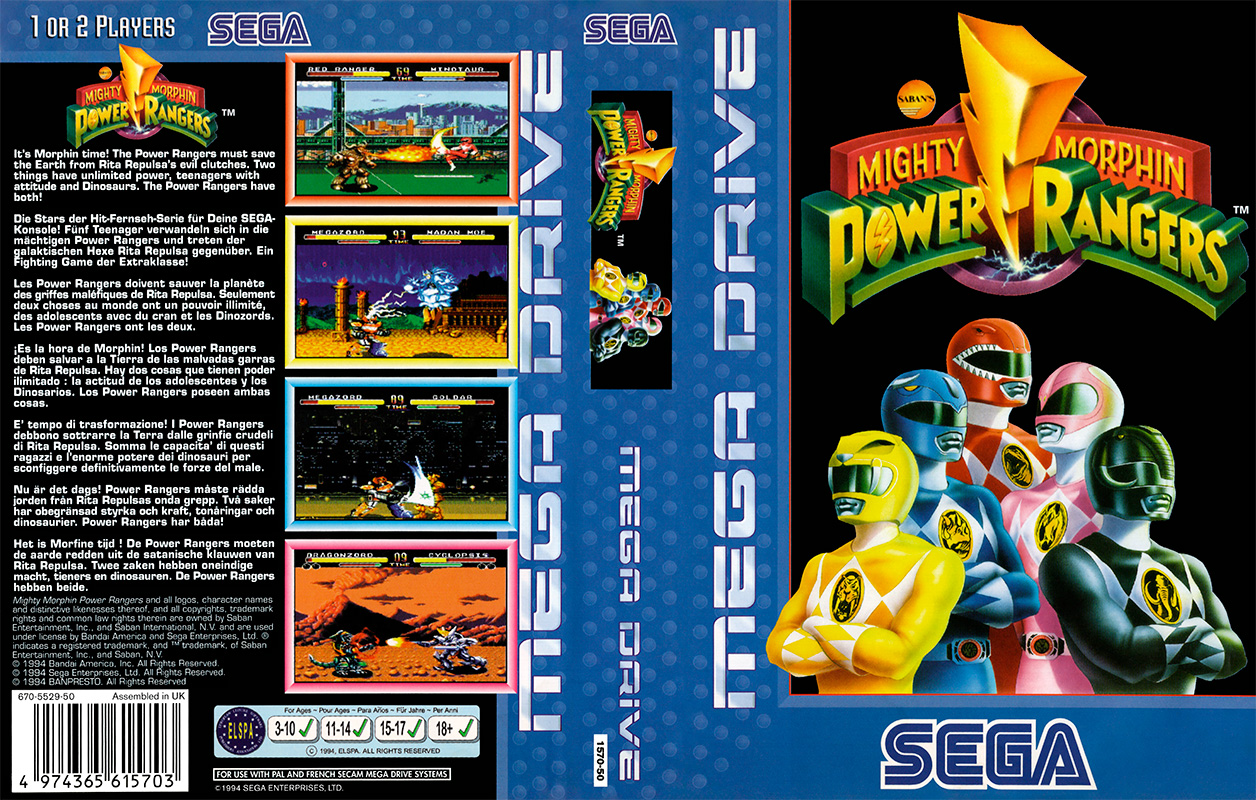 Mighty Morphin Power Rangers — full cover