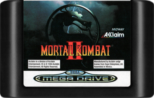 Mortal Kombat II — cartridge