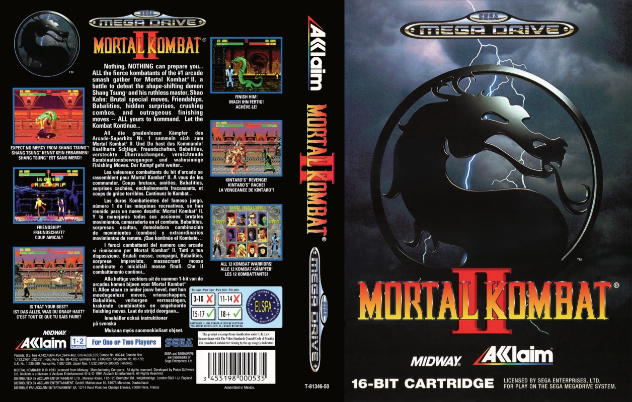 Mortal Kombat II — full cover
