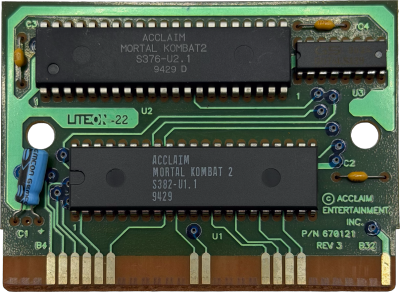 Mortal Kombat II — pcb front