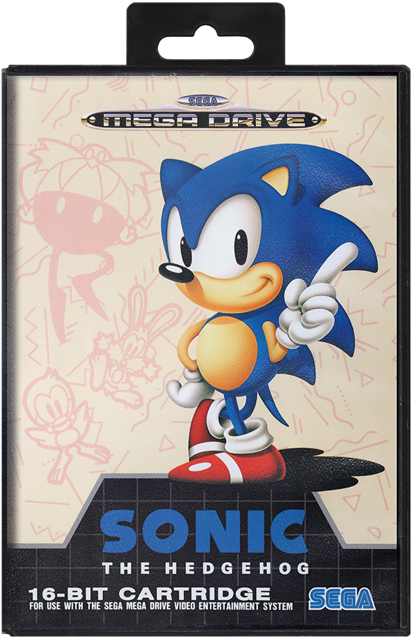 Sonic the Hedgehog — box render