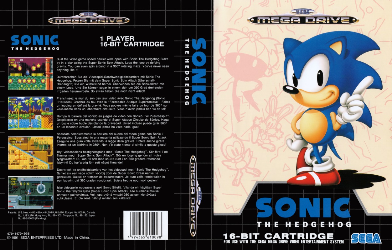 Sonic the Hedgehog — full cover